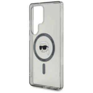 Kup Etui Karl Lagerfeld Button Karl Head Printed Logo MagSafe Samsung Galaxy S25 Ultra czarny - KLD21871 - {ean13} - Sklep Home Screen