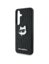 Kup Etui Karl Lagerfeld Kožené Monogram Pin Logo Choupette Head Samsung Galaxy S25 černé - KLD21872 - {ean13} - Sklep Home Screen
