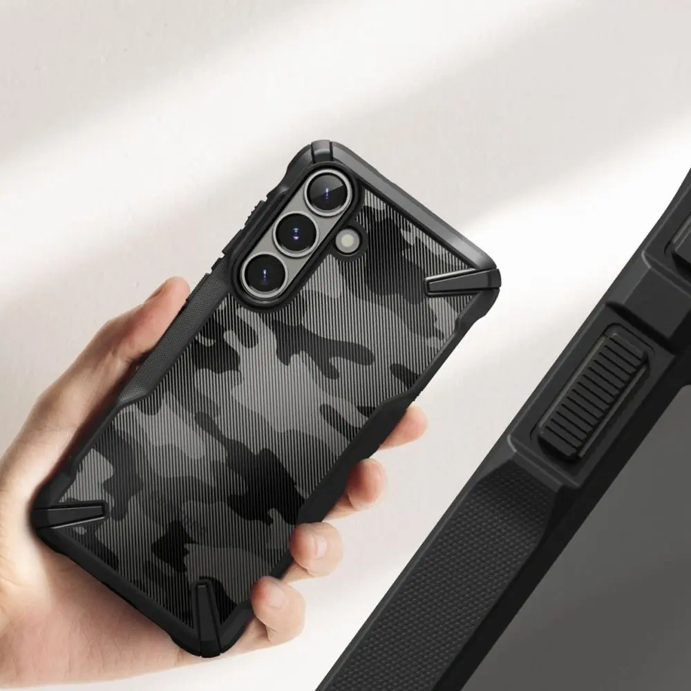 Etui Ringke Fusion-X Samsung Galaxy S25 Camo Black