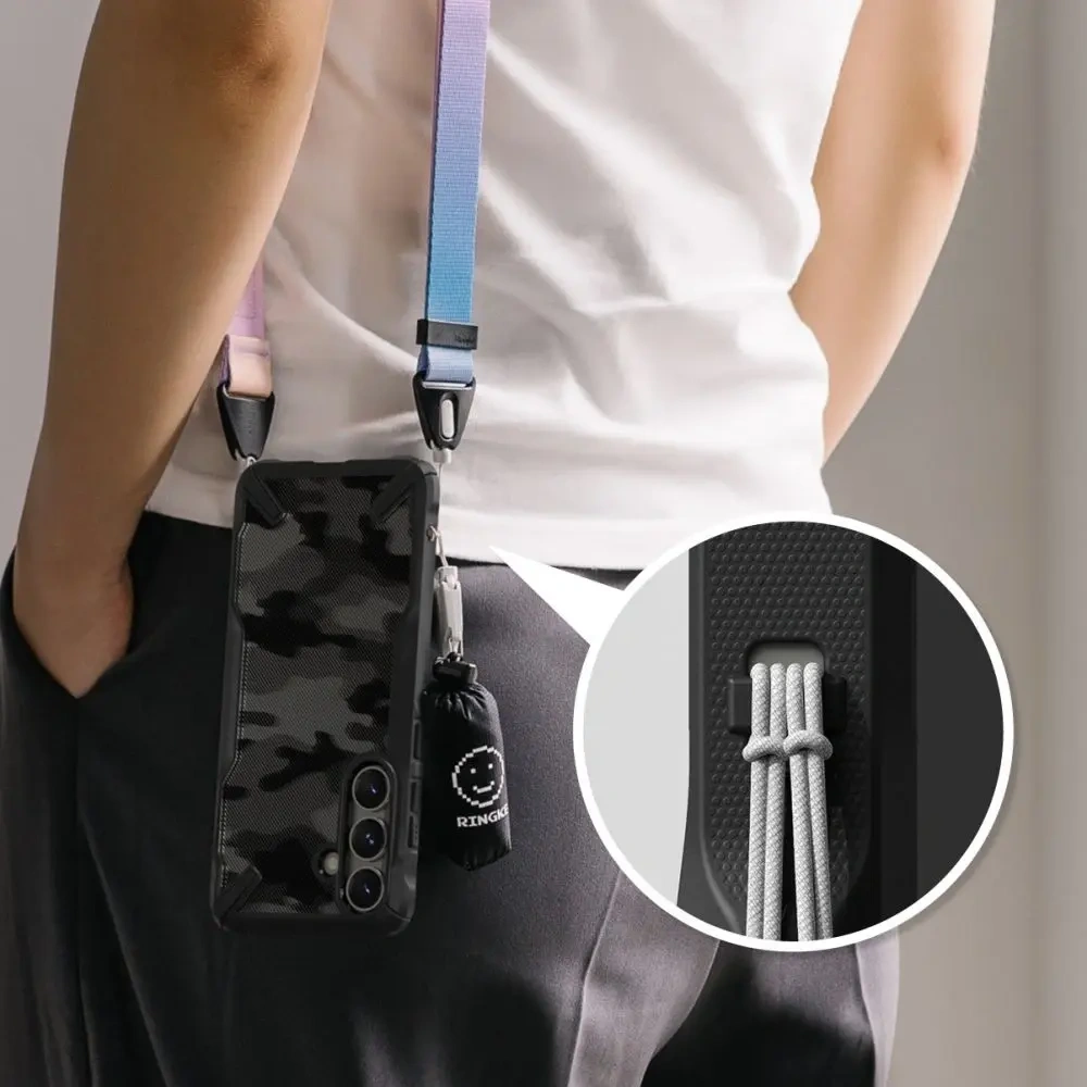 Etui Ringke Fusion-X Samsung Galaxy S25 Camo Black