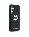 Kup Etui Karl Lagerfeld Kožené Monogram Pin Logo Choupette Head Samsung Galaxy S25+ Plus černé - KLD21873 - {ean13} - Sklep Home Screen