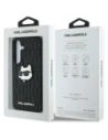 Kup Karl Lagerfeld Leder Monogram Pin Logo Choupette Kopf Samsung Galaxy S25+ Plus schwarz - KLD21873 - {ean13} - Sklep Home Screen