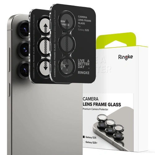 Kup Nakládka Ringke Camera Frame Protector Samsung Galaxy S25 Černá [2 PACK] - RGK11736 - {ean13} - Sklep Home Screen