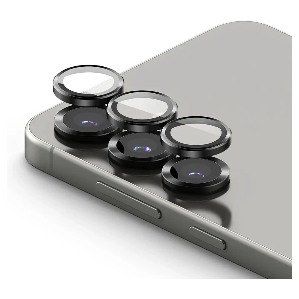 Nakładka Ringke Camera Frame Protector Samsung Galaxy S25 Black [2 PACK]