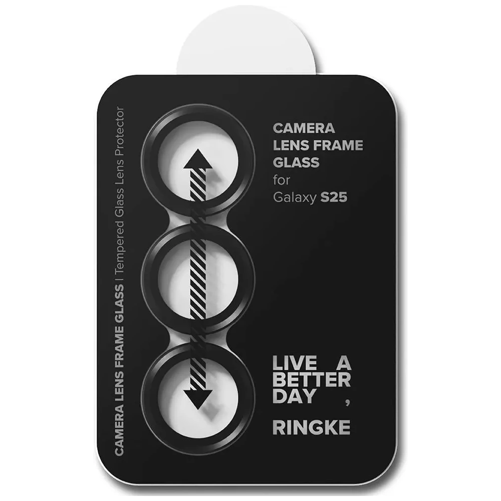 Nakładka Ringke Camera Frame Protector Samsung Galaxy S25 Black [2 PACK]