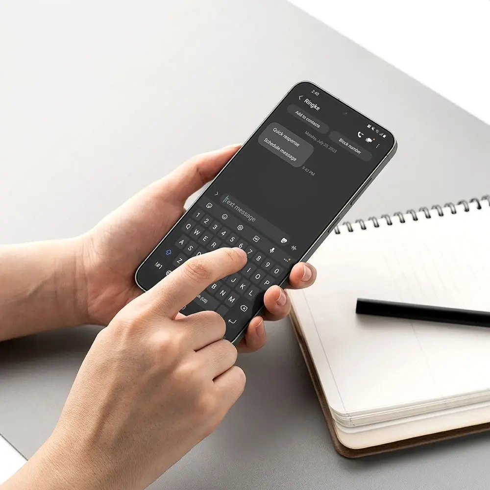 Szkło hartowane Ringke Easy Slide Samsung Galaxy S25 Clear [2 PACK]