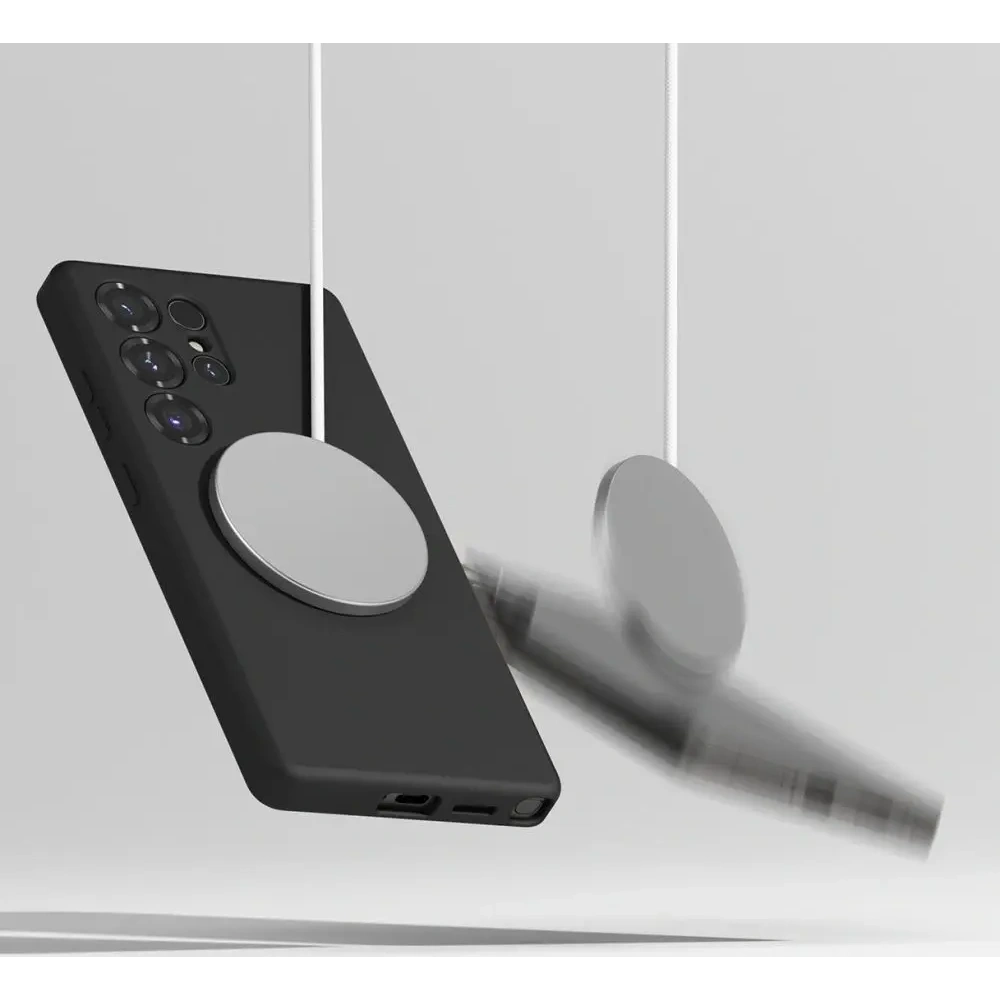 Etui Ringke Silicone Magnetic MagSafe Samsung Galaxy S25 Ultra Black