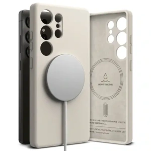 Kup Ringke Silicon Magnetic MagSafe Samsung Galaxy S25 Ultra Stone - RGK11741 - {ean13} - Sklep Home Screen