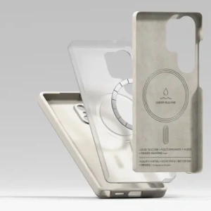 Kup Ringke Silicon Magnetic MagSafe Samsung Galaxy S25 Ultra Stone - RGK11741 - {ean13} - Sklep Home Screen