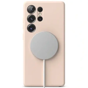 Kup Ringke Silikon Magnetic MagSafe Samsung Galaxy S25 Ultra Pink Sand - RGK11742 - {ean13} - Sklep Home Screen