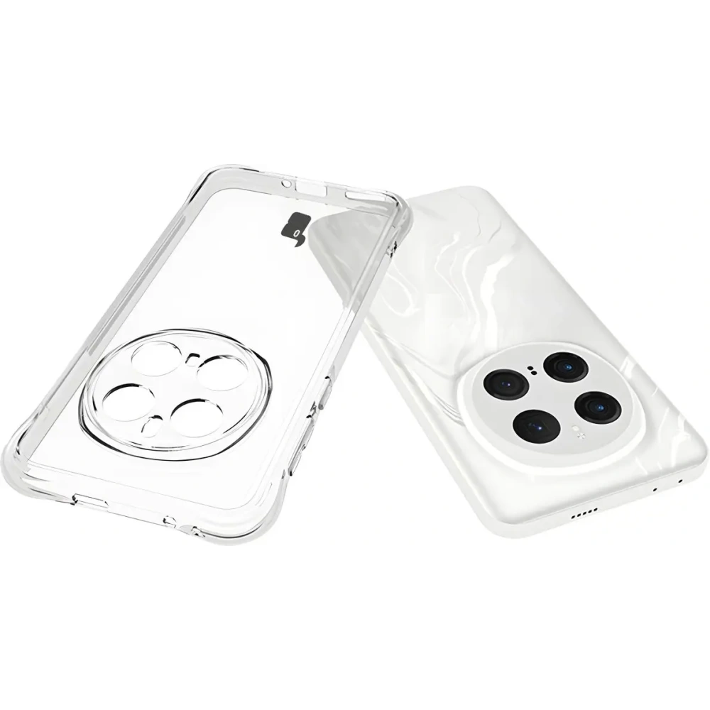 Elastyczne etui Bizon Case Salpa do Honor Magic7 Pro przezroczyste