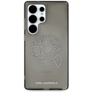 Kup Karl Lagerfeld Ragyogó kövek Karl fej logó Samsung Galaxy S25 Ultra fekete - KLD21874 - {ean13} - Sklep Home Screen
