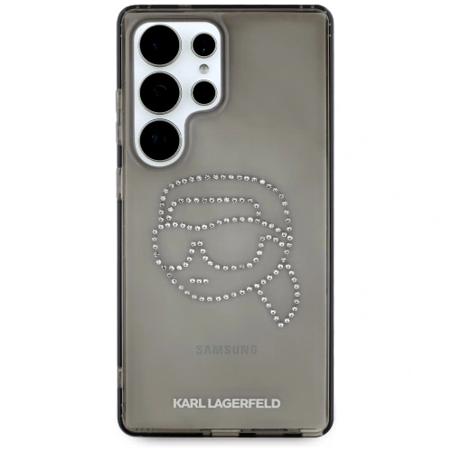 Kup Karl Lagerfeld Ragyogó kövek Karl fej logó Samsung Galaxy S25 Ultra fekete - KLD21874 - {ean13} - Sklep Home Screen