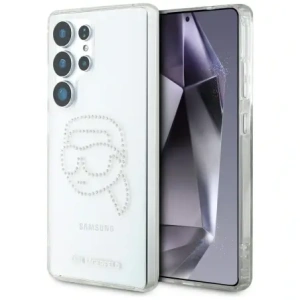 Buy Karl Lagerfeld Rhinestones Karl Head Logo Samsung Galaxy S25 Ultra clear - KLD21875 - {ean13} - Home Screen Store Europe