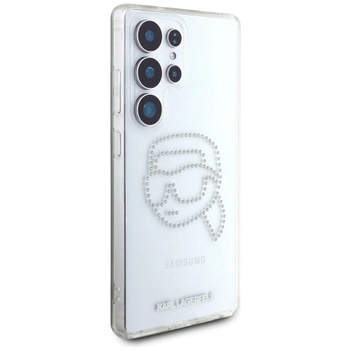 Buy Karl Lagerfeld Rhinestones Karl Head Logo Samsung Galaxy S25 Ultra clear - KLD21875 - {ean13} - Home Screen Store Europe