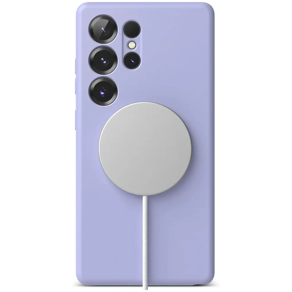 Etui Ringke Silicone Magnetic MagSafe Samsung Galaxy S25 Ultra Lavender