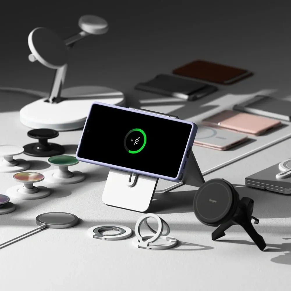 Etui Ringke Silicone Magnetic MagSafe Samsung Galaxy S25 Ultra Lavender