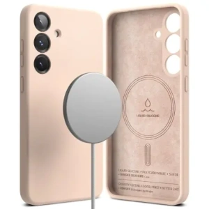 Kup Ringke Silikon Magnetic MagSafe Samsung Galaxy S25+ Plus Pink Sand - RGK11746 - {ean13} - Sklep Home Screen