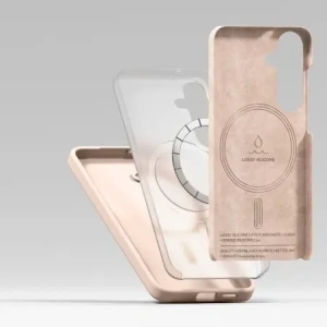 Kup Ringke Silikon Magnetic MagSafe Samsung Galaxy S25+ Plus Pink Sand - RGK11746 - {ean13} - Sklep Home Screen