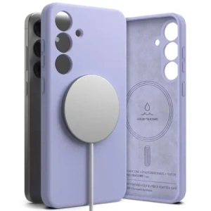 Buy Ringke Silicone Magnetic MagSafe Samsung Galaxy S25+ Plus Lavender - RGK11747 - {ean13} - Home Screen Store Europe