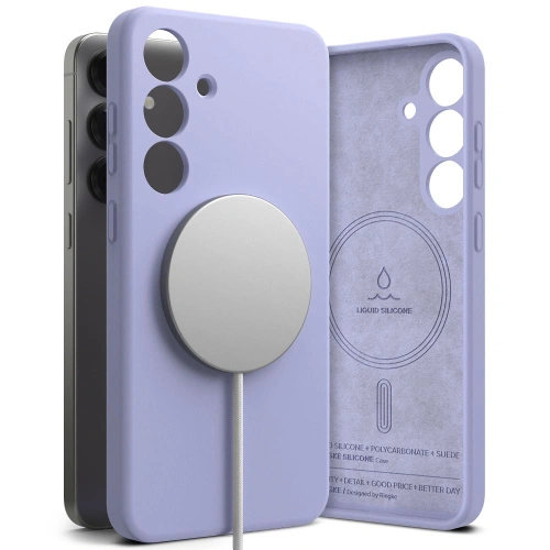 Kup Ringke Silikon Magnetic MagSafe Samsung Galaxy S25+ Plus Lavendel - RGK11747 - {ean13} - Sklep Home Screen