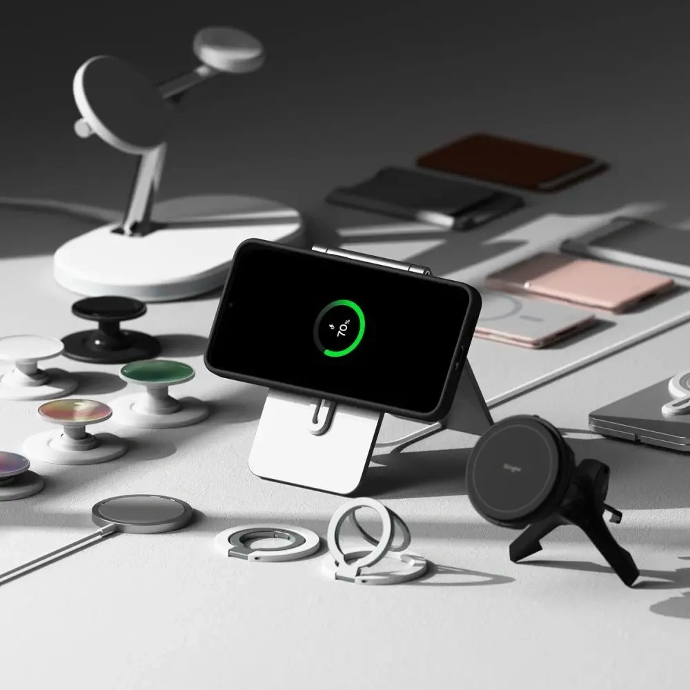 Etui Ringke Silicone Magnetic MagSafe Samsung Galaxy S25 Black