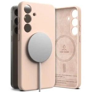 Kup Ringke Silikon Magnetic MagSafe Samsung Galaxy S25 Rosa Sand - RGK11750 - {ean13} - Sklep Home Screen