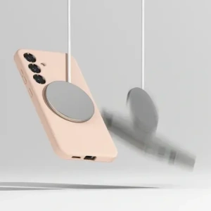 Buy Ringke Silicone Magnetic MagSafe Samsung Galaxy S25 Pink Sand - RGK11750 - {ean13} - Home Screen Store Europe