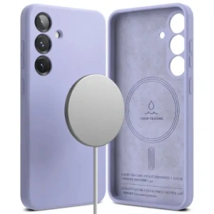 Buy Ringke Silicone Magnetic MagSafe Samsung Galaxy S25 Lavender - RGK11751 - {ean13} - Home Screen Store Europe