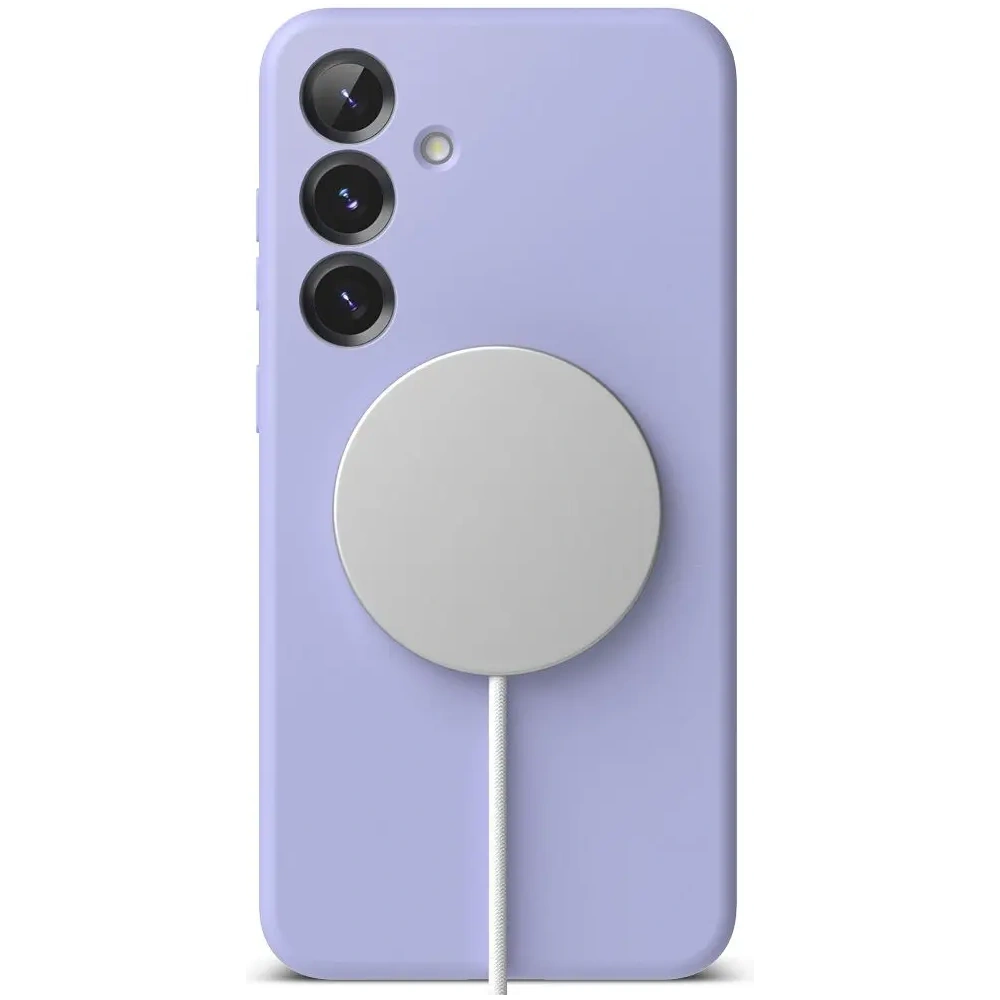 Etui Ringke Silicone Magnetic MagSafe Samsung Galaxy S25 Lavender