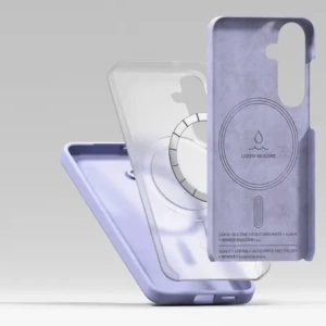 Buy Ringke Silicone Magnetic MagSafe Samsung Galaxy S25 Lavender - RGK11751 - {ean13} - Home Screen Store Europe