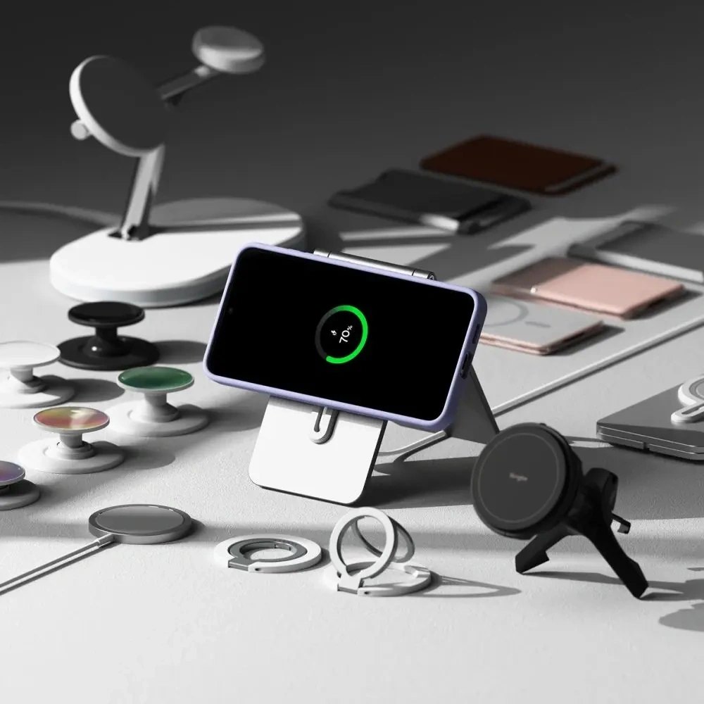 Etui Ringke Silicone Magnetic MagSafe Samsung Galaxy S25 Lavender