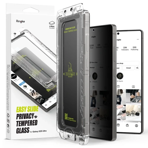 Kup Ringke Easy Slide Samsung Galaxy S25 Ultra Datenschutz [2 PACK] - RGK11752 - {ean13} - Sklep Home Screen