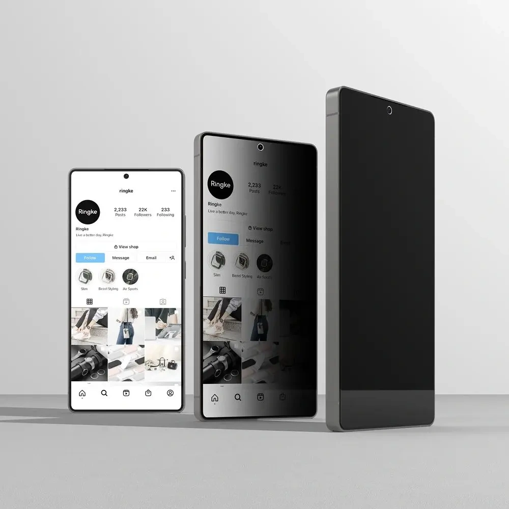 Szkło prywatyzujące Ringke Easy Slide Samsung Galaxy S25 Ultra Privacy [2 PACK]