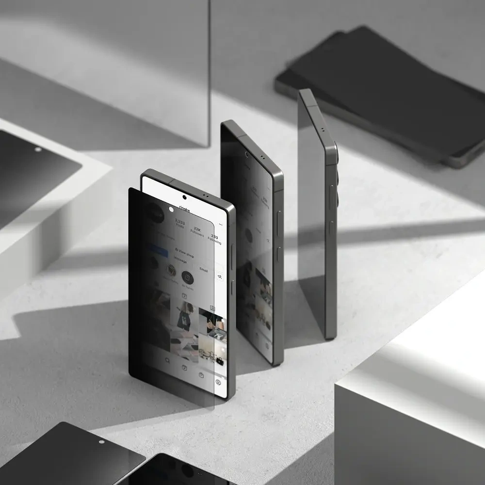 Szkło prywatyzujące Ringke Easy Slide Samsung Galaxy S25 Ultra Privacy [2 PACK]
