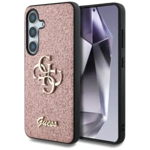 Kup Etui Guess Fixed Glitter Big 4G Metal Logo pro Samsung Galaxy S25+ Plus růžové - GUE4259 - {ean13} - Sklep Home Screen
