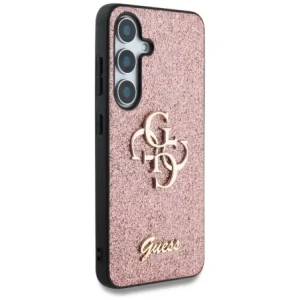 Kup Guess Glitter Fixe Mare 4G Logo Metalic Samsung Galaxy S25+ Plus roz - GUE4259 - {ean13} - Sklep Home Screen