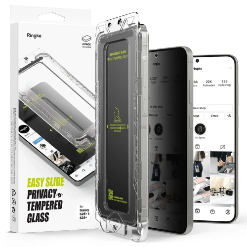 Kup Ringke Easy Slide Samsung Galaxy S25+ Plus Privacy [2 PACK] - RGK11753 - {ean13} - Sklep Home Screen