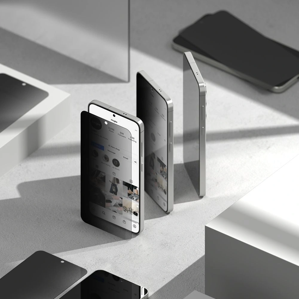 Szkło prywatyzujące Ringke Easy Slide Samsung Galaxy S25+ Plus Privacy [2 PACK]