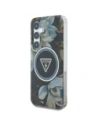 Kup Etui Guess Glitter Flowers Triangle Buttons MagSafe pro Samsung Galaxy S25 černé - GUE4260 - {ean13} - Sklep Home Screen