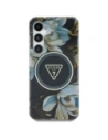Buy Guess Glitter Flowers Triangle Buttons MagSafe Samsung Galaxy S25 black - GUE4260 - {ean13} - Home Screen Store Europe