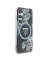 Kup Etui Guess Glitter Flowers Triangle Buttons MagSafe pro Samsung Galaxy S25 černé - GUE4260 - {ean13} - Sklep Home Screen
