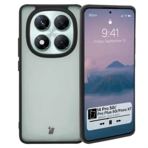 Kup Bizon Case Angelo Xiaomi Redmi Note 14 Pro 5G / 14 Pro+ 5G / Poco X7 fumuriu cu un cadru negru - BIZ8187 - {ean13} - Sklep Home Screen