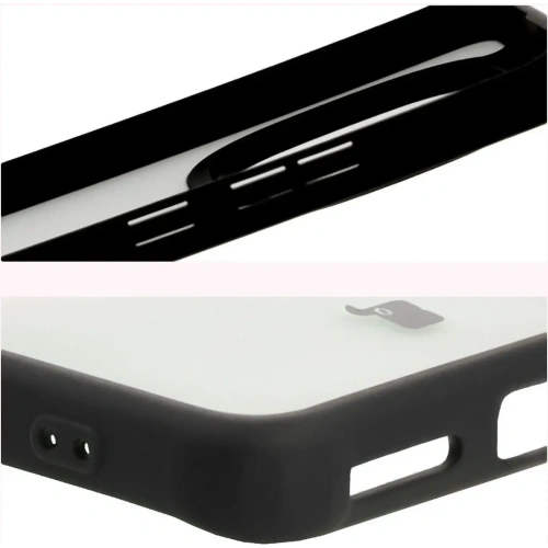 Kup Bizon Case Angelo Xiaomi Redmi Note 14 Pro 5G / 14 Pro+ 5G / Poco X7 füstös fekete kerettel - BIZ8187 - {ean13} - Sklep Home Screen