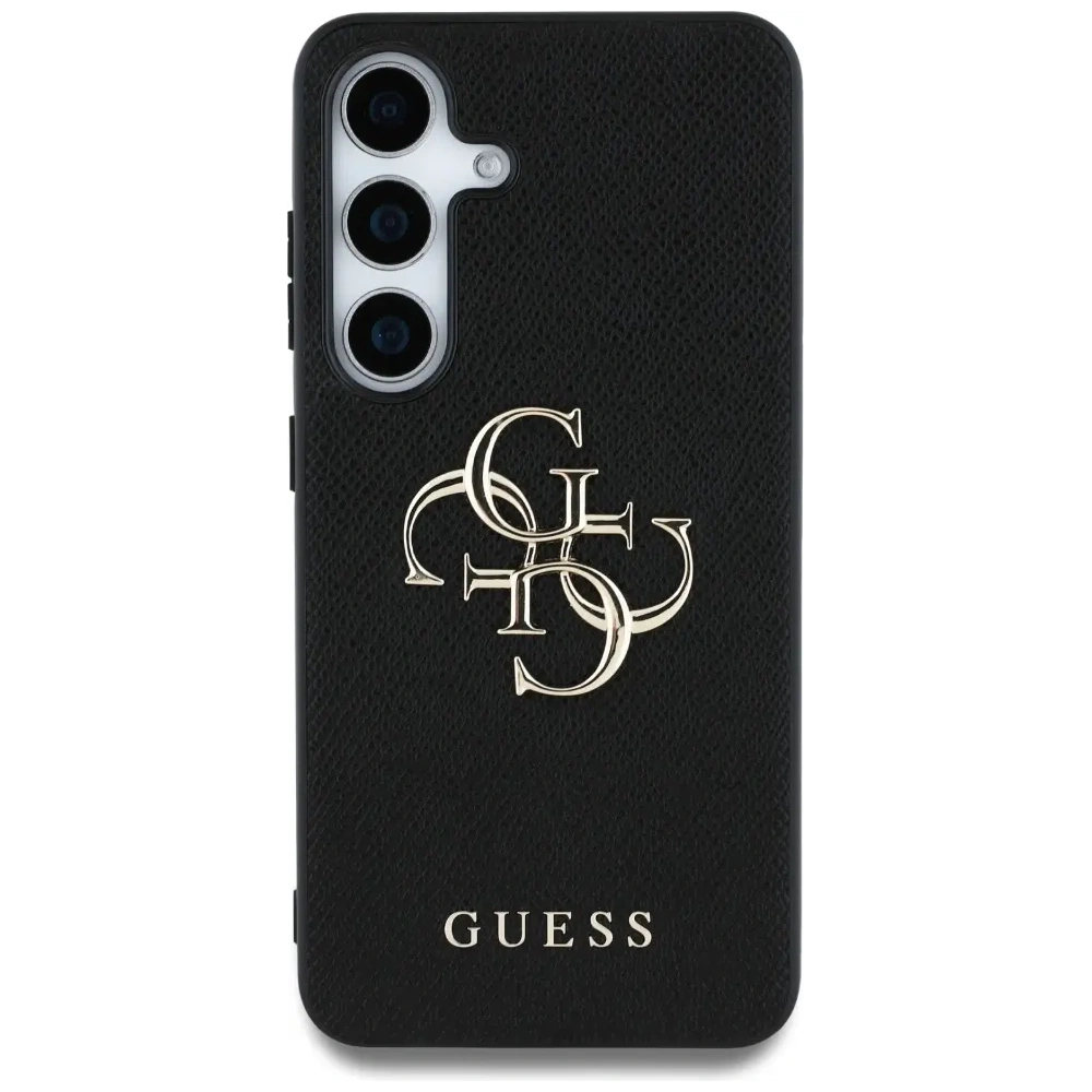Etui Guess Grained Big 4G Logo Small Classic Logo do Samsung Galaxy S25 czarny