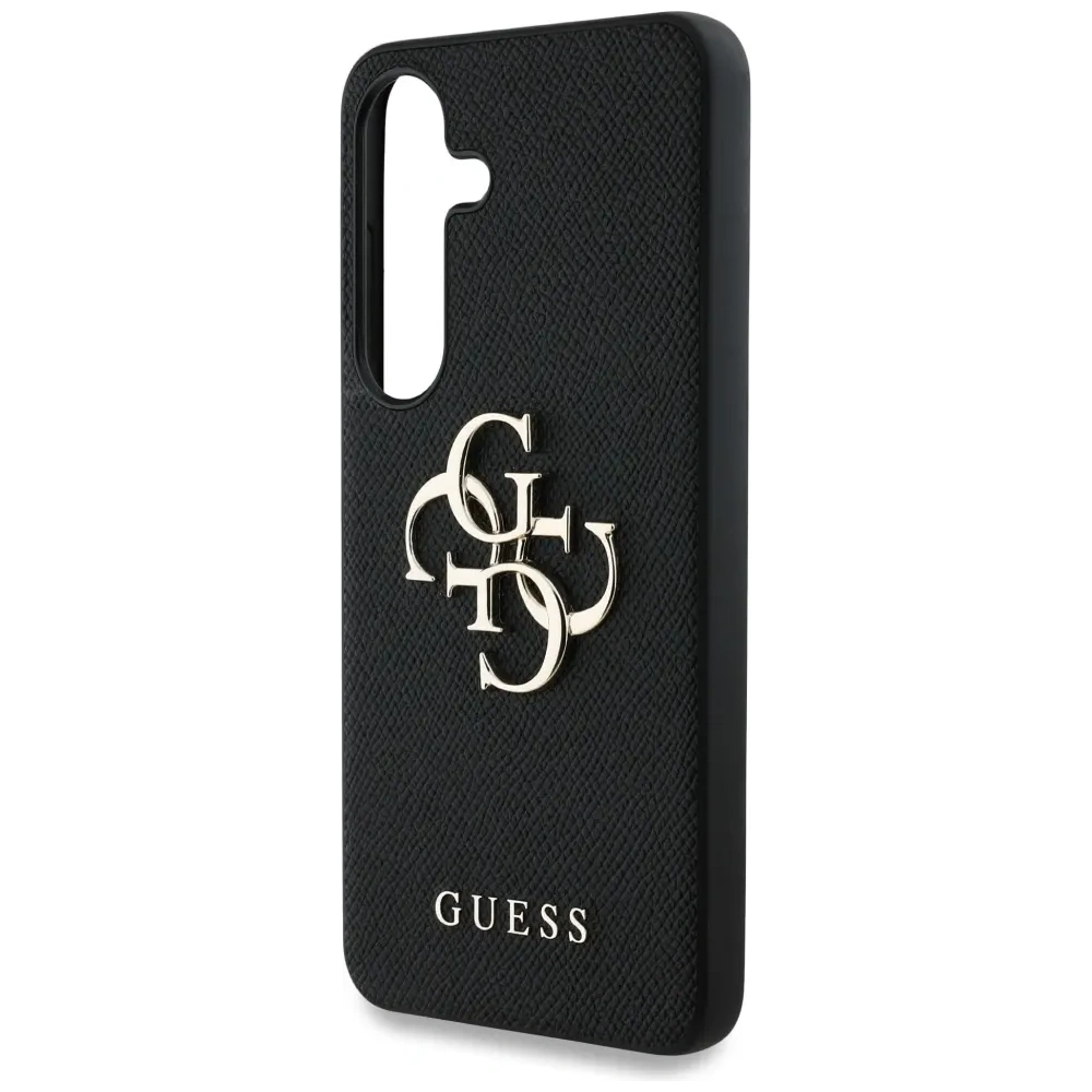 Etui Guess Grained Big 4G Logo Small Classic Logo do Samsung Galaxy S25 czarny