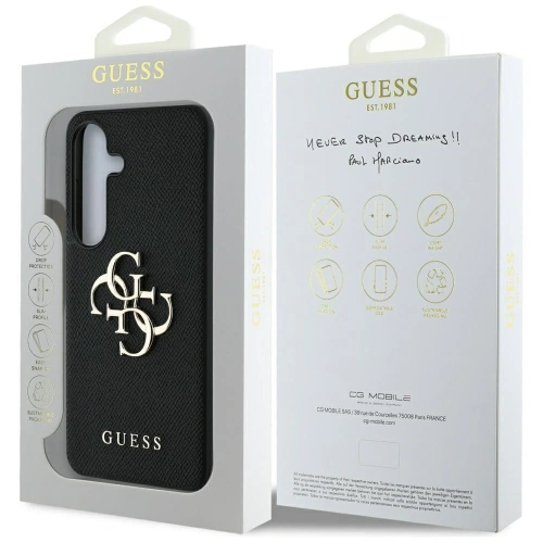 Kup Etui Guess Grained Big 4G Logo Small Classic Logo do Samsung Galaxy S25 czarny - GUE4262 - {ean13} - Sklep Home Screen