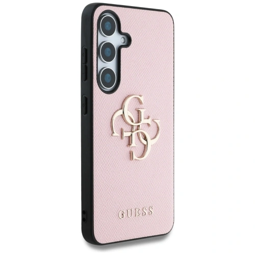 Buy Guess Grained Big 4G Logo Small Classic Logo do Samsung Galaxy S25+ Plus pink - GUE4268 - {ean13} - Home Screen Store Europe