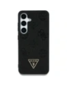 Kup Etui Guess Grained Hot Stamp Peony Pattern Triangle Logo MagSafe do Samsung Galaxy S25 czarny - GUE4269 - {ean13} - Sklep Home Screen