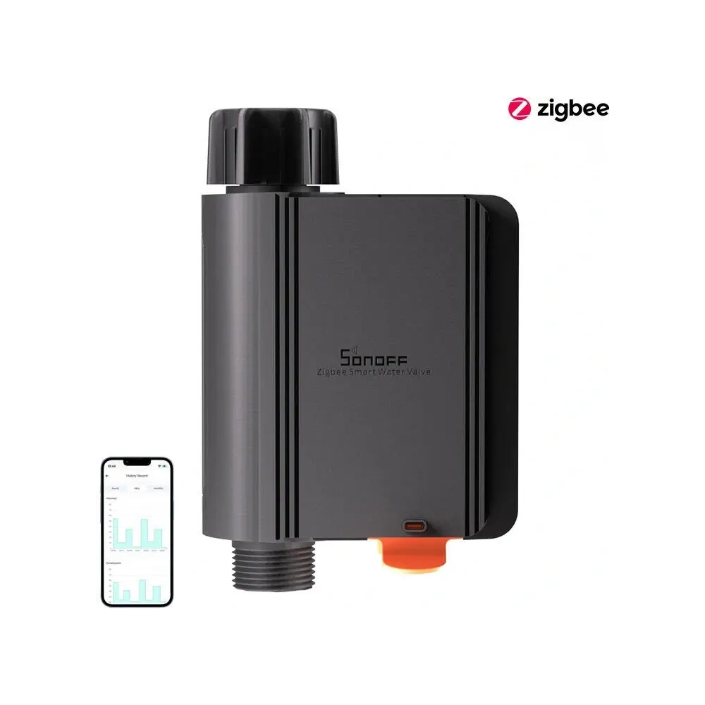 Inteligentny zawór/licznik wody ZigBee SONOFF SWV-BSP (3/4")